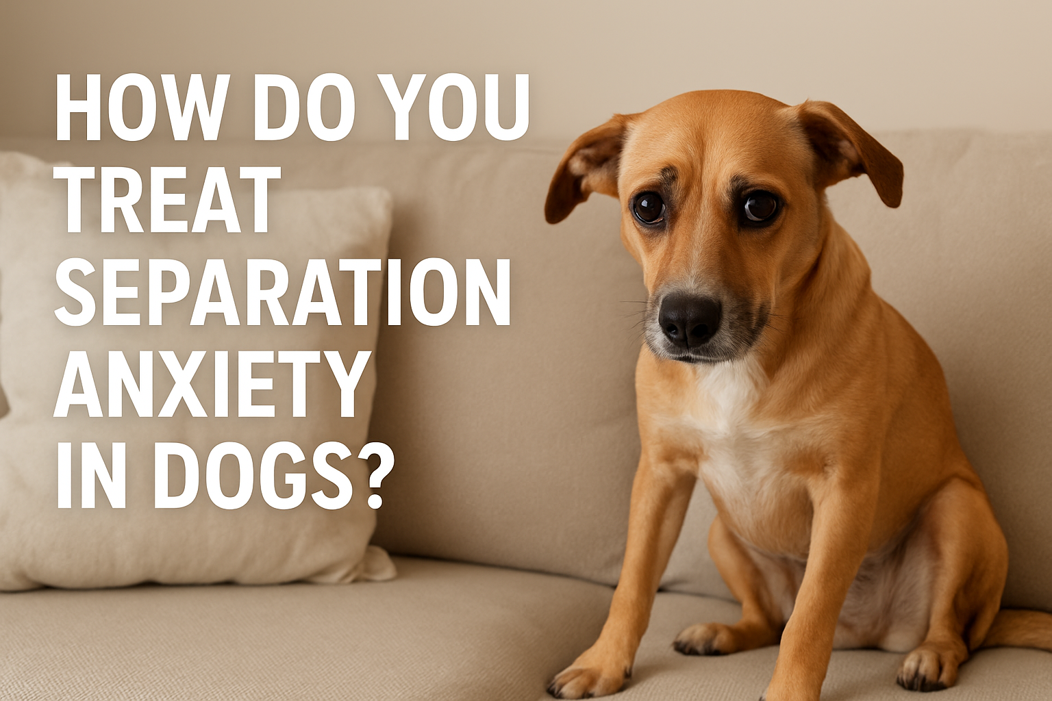 How Do You Treat Separation Anxiety in Dogs?