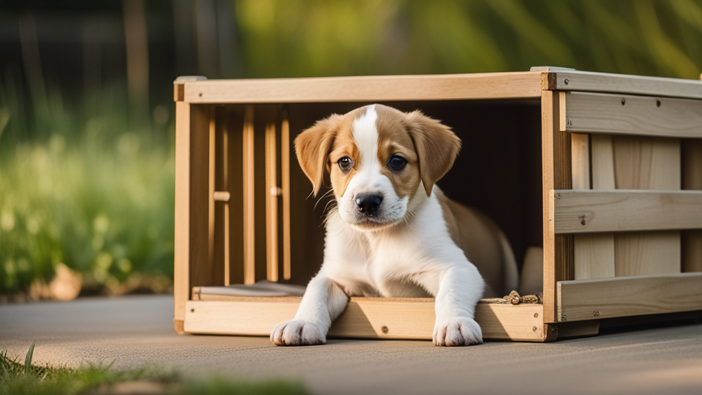 how to crate train a puppy step-by-step starting with proper crate size