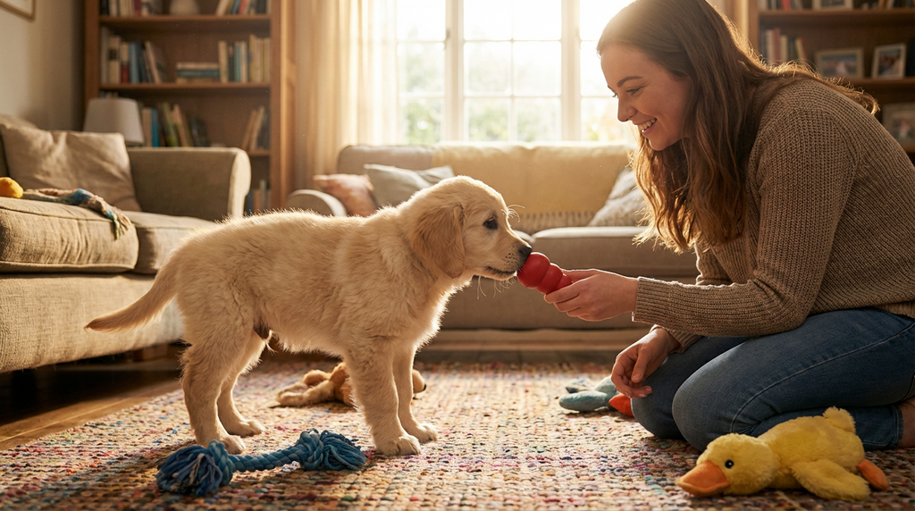 Stop the Biting Fast: The Calm Correction Method That Works in Days — Not Months redirecting to chew toy